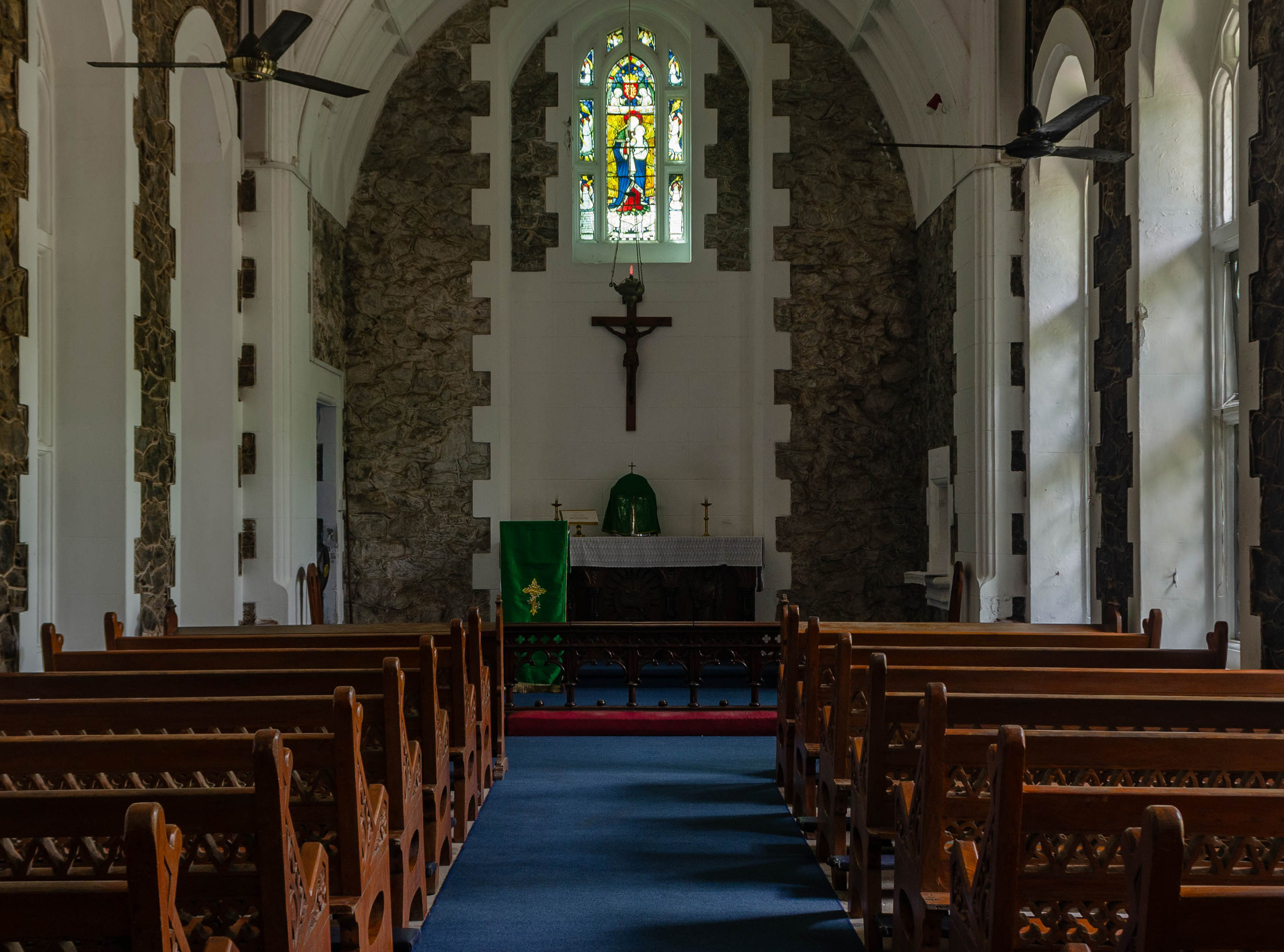 Morning light in the Lady Chapel