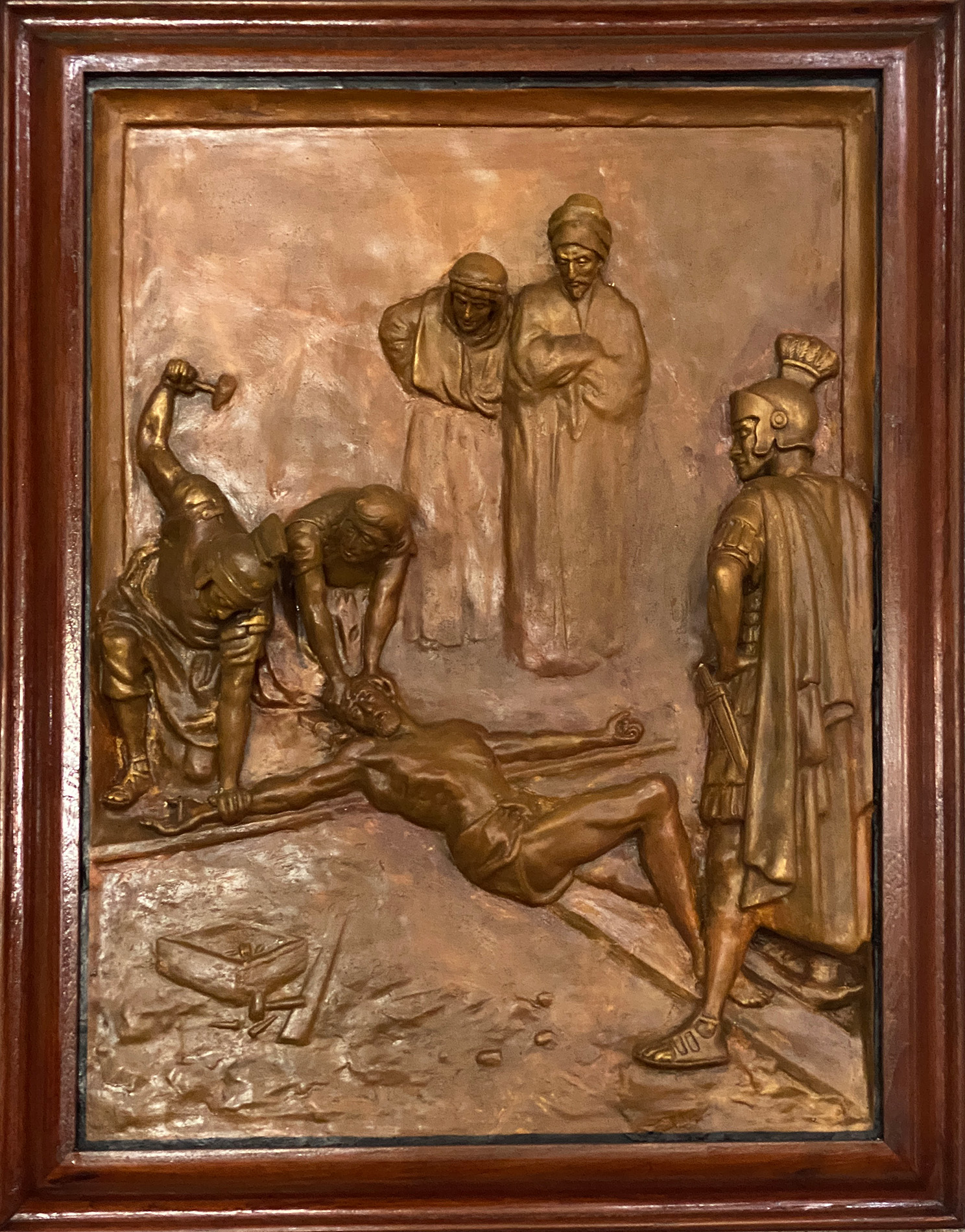 Eleventh station of the cross