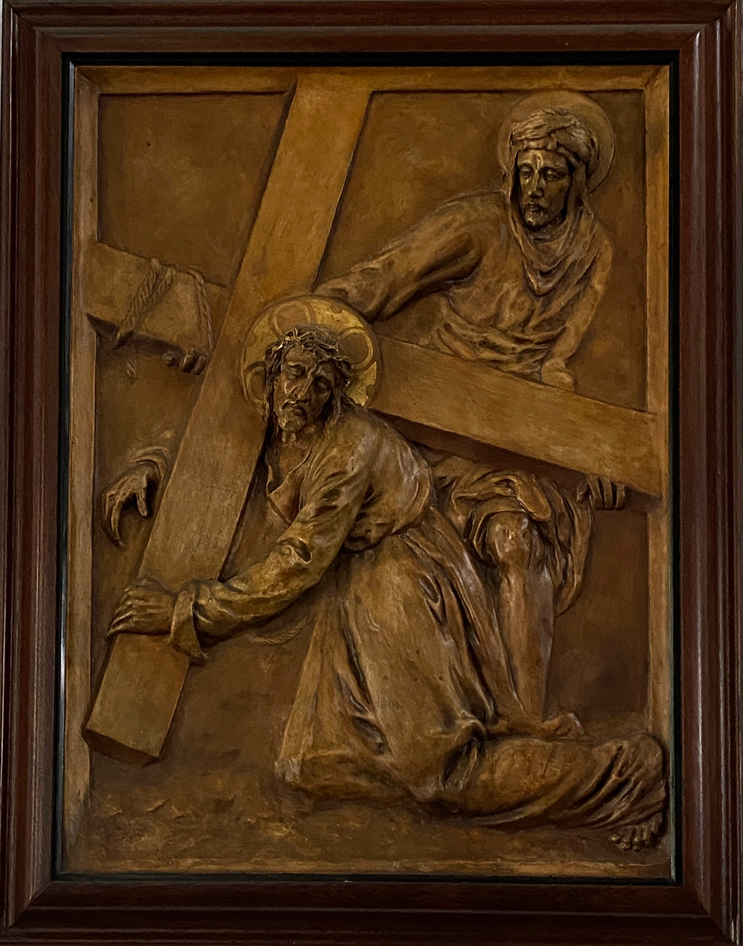 Seventh station of the cross
