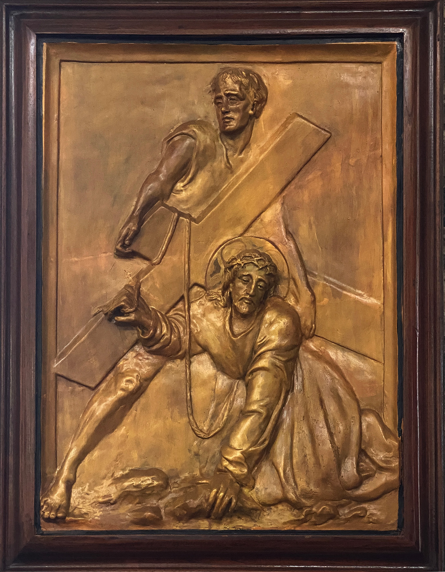 Third station of the cross
