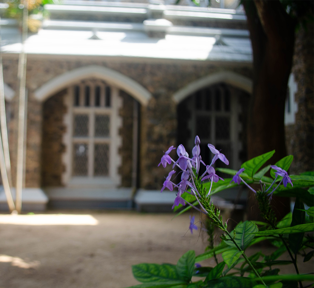 Members of the church community serving together